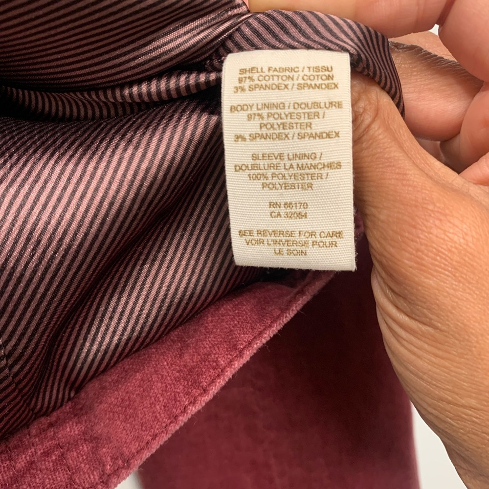 Free People Rich Burgundy Blazer - Picture 7 of 7